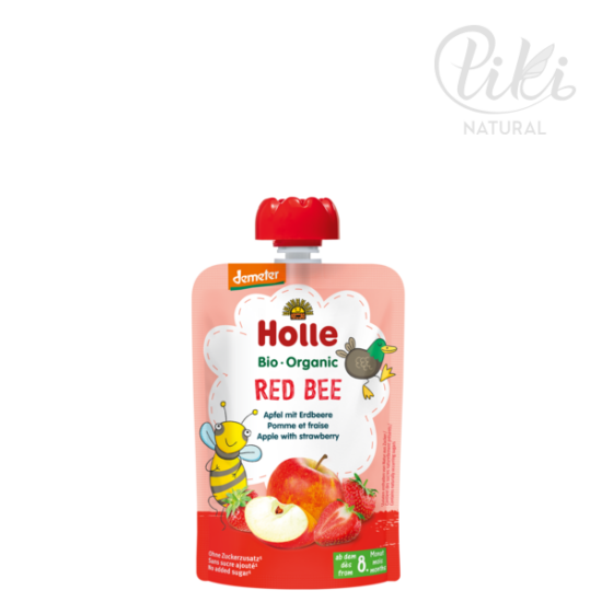 RED BEE alma eperrel -BIO gyümölcspüré- 100g –HOLLE