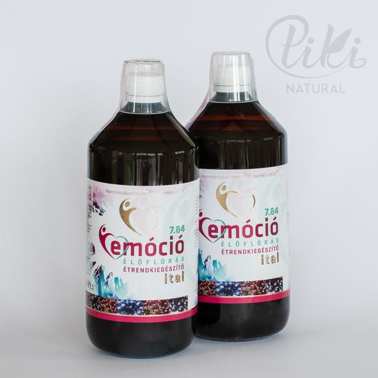 2 db Emóció 7.84 élőflórás, magas antioxidáns tartalmú étrendkiegészítő ital (1+1 liter) 
